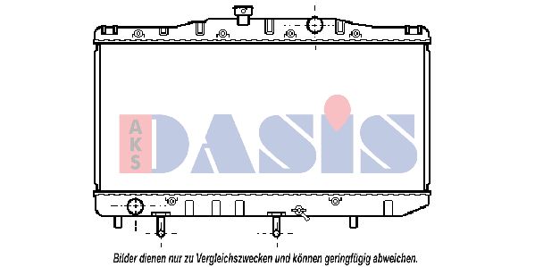 AKS DASIS Радиатор, охлаждение двигателя 210360N